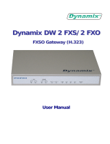 Dynamix 2FXS/2FXO-B User manual