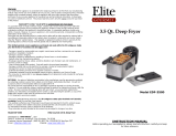 Elite Gourmet EDF-3060 User manual
