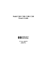 HP C180 User manual