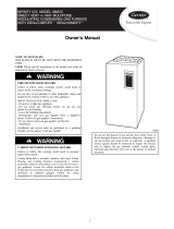 Carrier FURNACE 58MVC Owner's manual