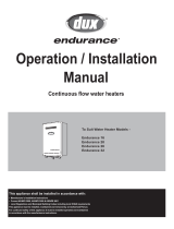 Dux Endurance 20 Installation guide