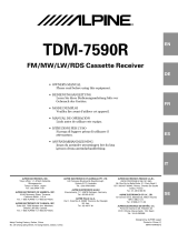 Alpine TDM-7590R Owner's manual