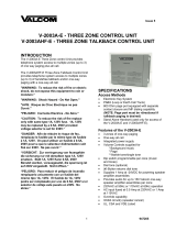 Valcom V2003A User manual