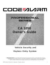 Code Alarm CA 1050 User manual
