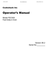 Cookshack Fast Eddy's Oven FEC500 User manual