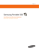 Samsung MU-PS250B/AM User manual