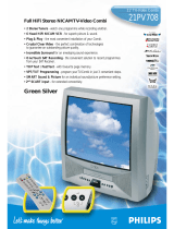 Philips 21PV708 User manual