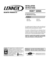 Lennox Hearth Products Merit Series HCI-36-H User manual