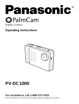 Panasonic PV-DC1000 User manual