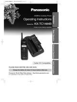 Panasonic KX-TC1484B User manual