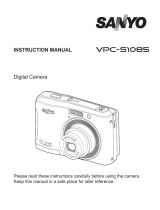 Sanyo VPC-S1085 User manual
