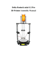 Geeetech Delta Rostock mini G2 Pro 3D Printer User manual