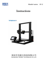 SHENZHEN TRONXY Tronxy XY-2 Printer Operating instructions