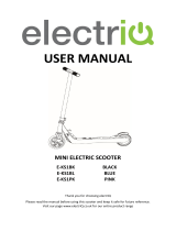 ElectrIQ Mini Electric Scooter User manual