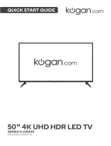 Kogan 50” 4K UHD HDR LED TV User guide