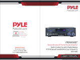 PYLEUSA Stereo Wireless BT Home Theater Amplifier User manual