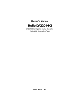 April Music Stello DA220 MK2 Owner's manual