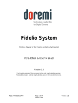 Doremi Fidelio Installation & User Manual