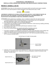 Continental NH3 SF-OV User manual