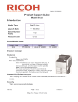 Ricon Aficio SP 8300DN Product Support Manual