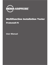 Beha-Amprobe ProInstall-75 User manual