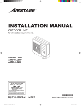 Fujitsu AJT054LCLBH Installation guide
