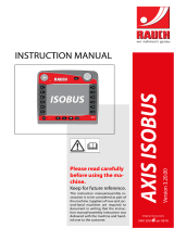 Rauch AXIS ISOBUS User manual