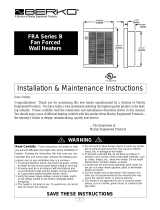 Berko FRA B Series Installation & Maintenance Instructions