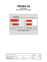 VDH PROBA 50 User manual