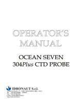 idronaut Ocean Seven 304Plus User manual