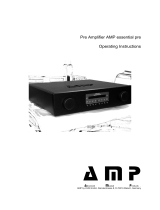 AVM amp pre Operating instructions