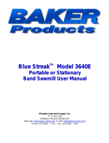 Baker Blue Streak 3640E User manual