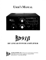 Alpha Power ETO 91B User manual