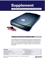 Microtek ScanMaker 6000 Supplementary Manual