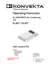 KONVEKTA KL40T Operating Instructions Manual