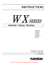 kansai WX8700 Operating instructions