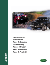 Land Rover Defender Owner's manual