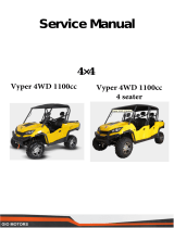 gio Vyper 4WD 1100cc 4 seater XY1100UEL User manual