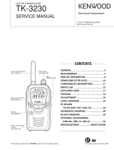 Kenwood TK 3230 - FreeTalk XLS UHF User manual