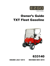E-Z-GO TXT FLEET GOLF CAR Owner's manual