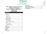 Oregon Scientific RMR391PA User manual