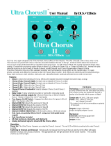 DLS Effects Ultra Chorus II User manual