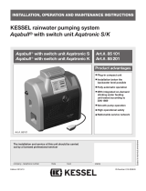 Kessel 85 201 Installation, Operation And Maintenance Instructions