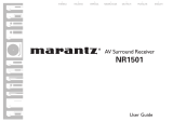 Marantz NR1501 Owner's manual