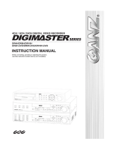 Ganz DigiMAster DR8H-DVD User manual