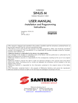 Santerno SINUS M 0003 4T User manual