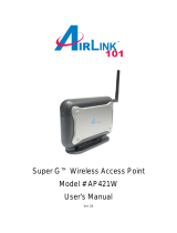Airlink101 Super G AP421W User manual