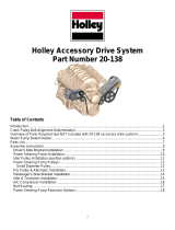 Holley 20-138P Operating instructions