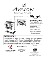 Travis Industries Avalon Olympic 1190 Owner's manual