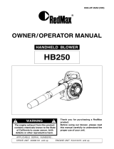 RedMax HB250 User manual